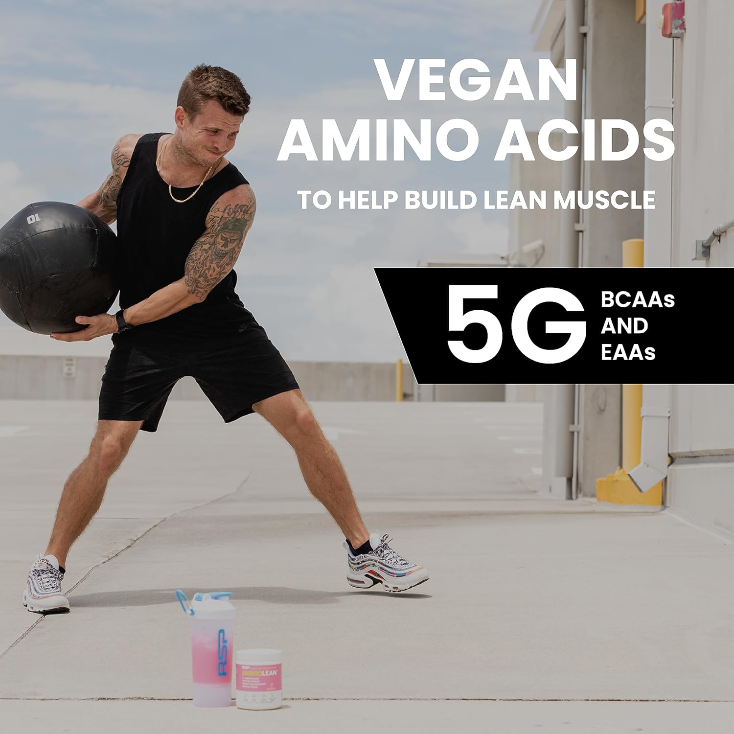 RSP Nutrition AminoLean Pre Workout Powder, Amino Energy & Weight Management with Vegan BCAA Amino Acids, Natural Caffeine, Preworkout Boost for Men & Women, 30 Serv - Image 6