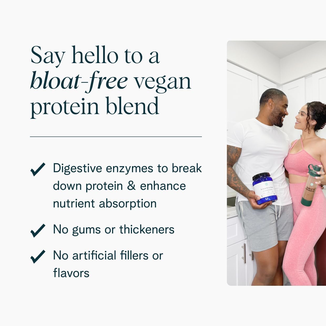Ora Organic Vegan Protein Powder - 23g Plant Protein for Women and Men - Chocolate Flavor 20 Servings, Bloat-Free, Gluten Free, Non-GMO, No Artificial Sweeteners - Image 6