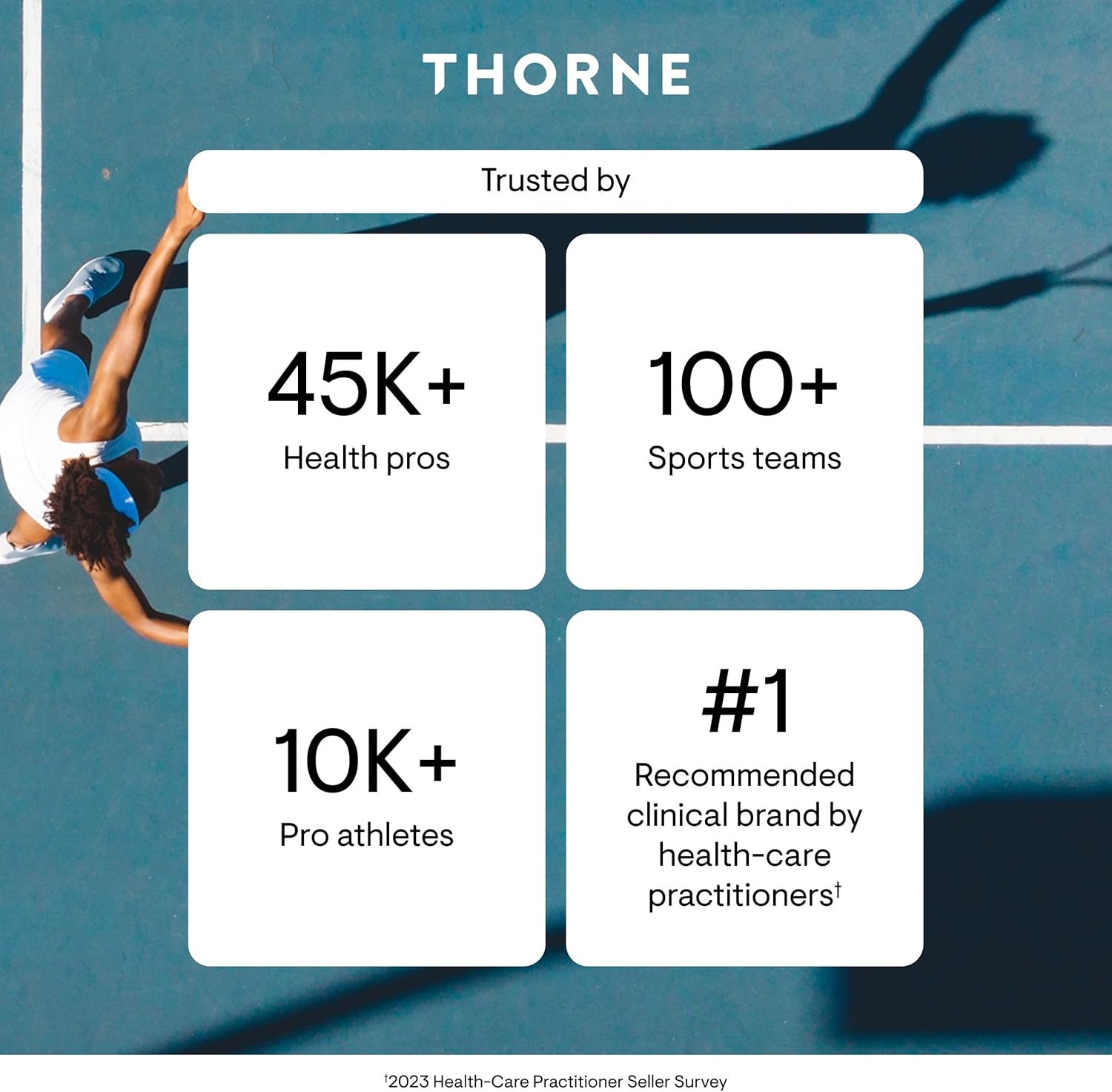 THORNE - Plant Protein - 22 Grams of Vegan Protein Powder - Pea, Rice & Chia Seed Protein with Complete Amino Acid Profile - NSF Certified for Sport - Vanilla - Gluten-Free - About 20 Servings - Image 8