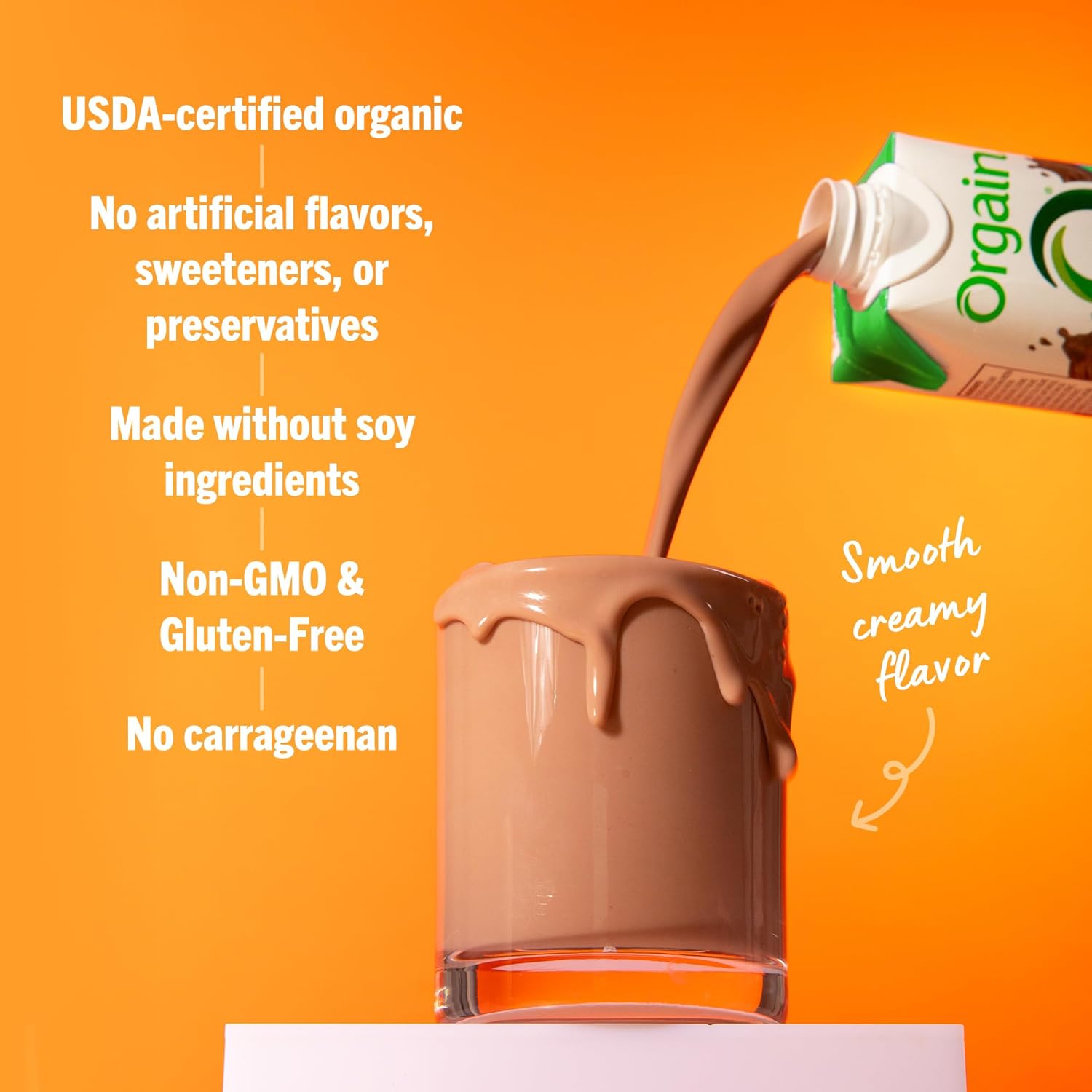 Orgain Organic Nutritional Shake, Creamy Chocolate Fudge - Meal Replacement, 16g Protein, 20 Vitamins & Minerals, Gluten & Soy Free, Kosher, Non-GMO, Packaging May Vary, 11 Fl Oz (Pack of 4) - Image 6