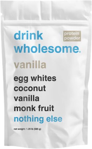 drink wholesome Vanilla Egg White P...