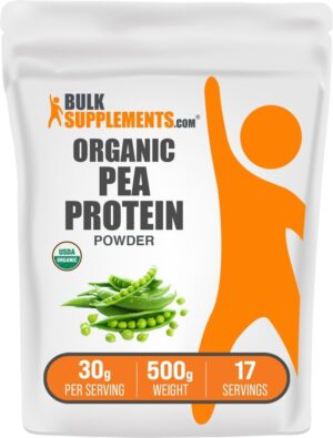 BulkSupplements.com Organic Pea Pro...