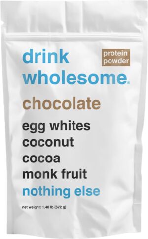 drink wholesome Chocolate Egg White...