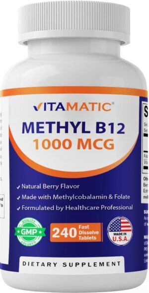 Vitamatic Methyl B12 1000 mcg with ...