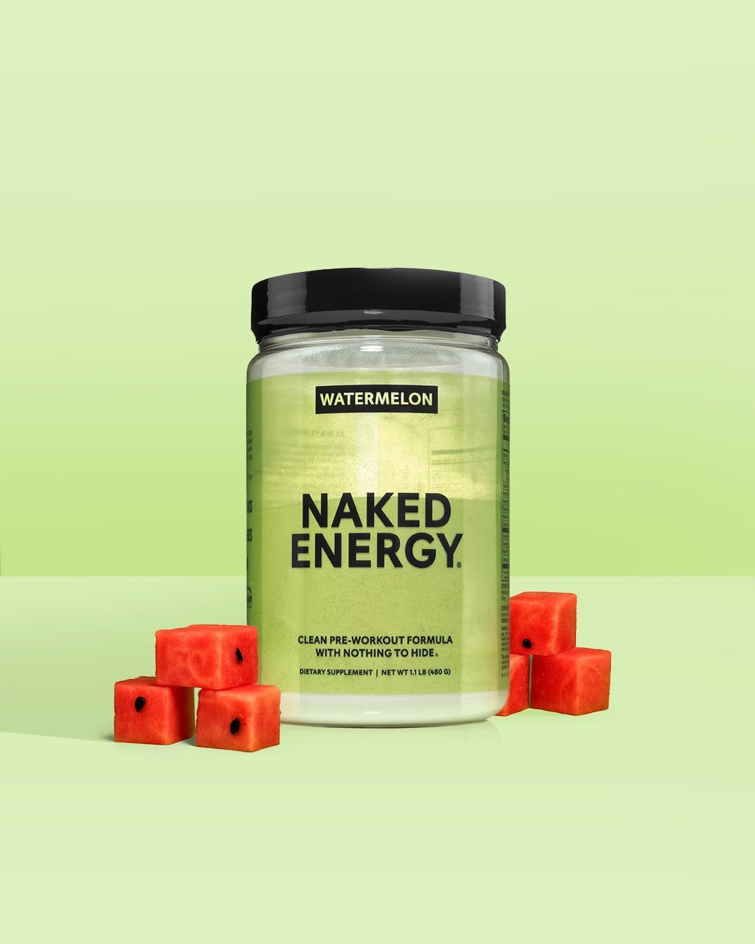 NAKED Watermelon Energy - Clean Pre Workout Supplement for Men and Women, NSF Certified, Vegan Friendly, No Added Sweeteners, Colors Or Flavors - 30 Servings - Image 6