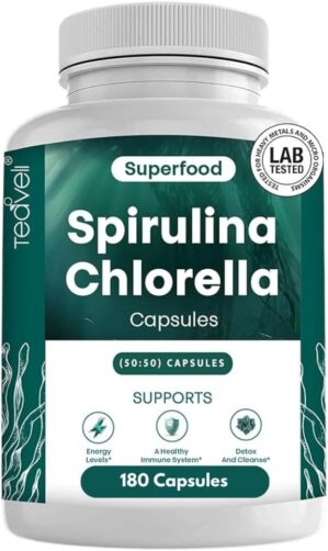Teaveli Organic Spirulina and Chlor...