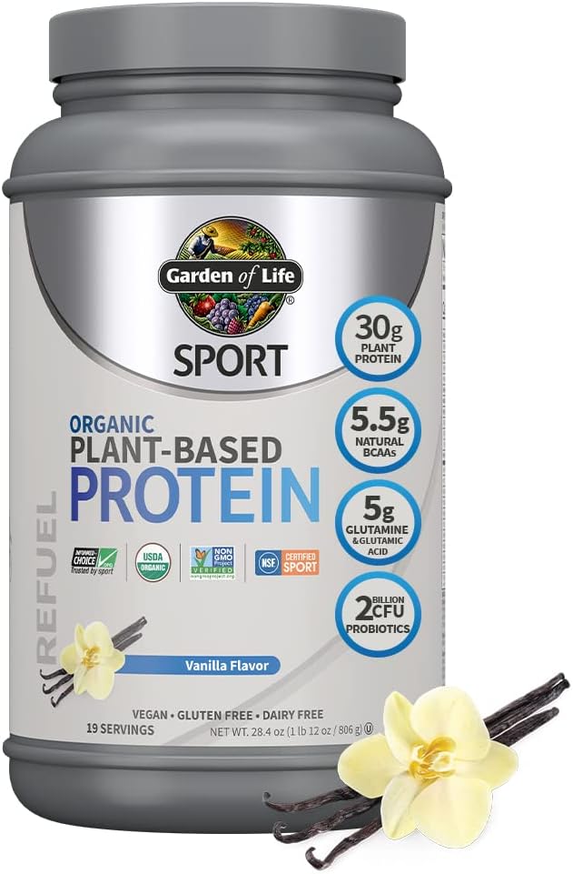 Garden of Life Organic Vegan Sport Protein Powder, Superfood Juiced Greens Powder - Probiotics, BCAAs, Antioxidants, 30g Plant Protein, 2 Billion Probiotics Non GMO - Image 2