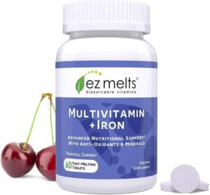 EZ Melts Multivitamin + Iron –...
