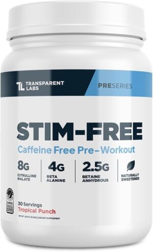 Transparent Labs Stim-Free Pre-Work...