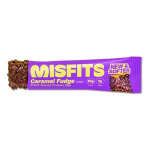 Misfits High Protein Bar, Caramel F...