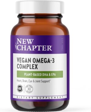 New Chapter Vegan Algae Oil, DHA, E...