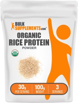 BulkSupplements.com Organic Rice Pr...