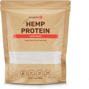 Hemp Vegan Protein Powder, Unflavor...
