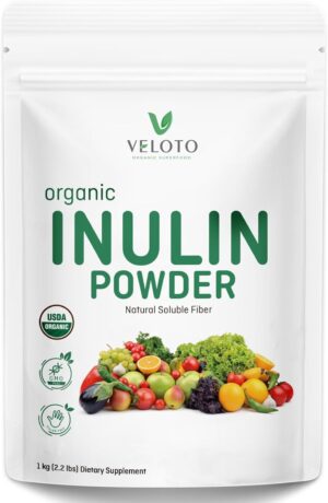 Organic Inulin Powder – Prebiotic...