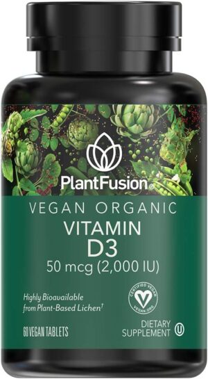 PlantFusion Vegan Vitamin D3 2000IU...