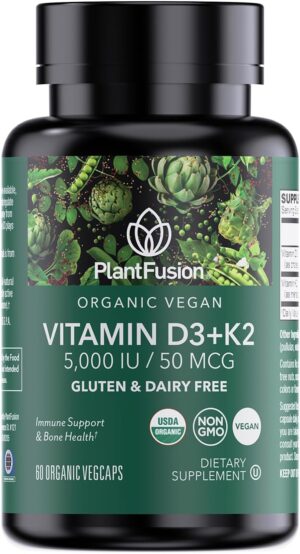 PlantFusion Organic Vegan Vitamin D...