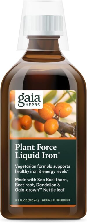 Gaia Herbs Plant Force Liquid Iron ...