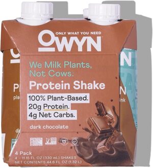 OWYN Dark Chocolate Plant Based Pro...
