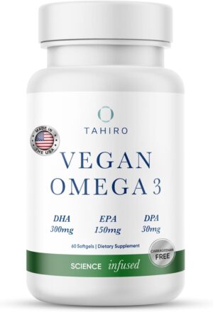 TAHIRO Vegan Omega-3 Softgels ̵...