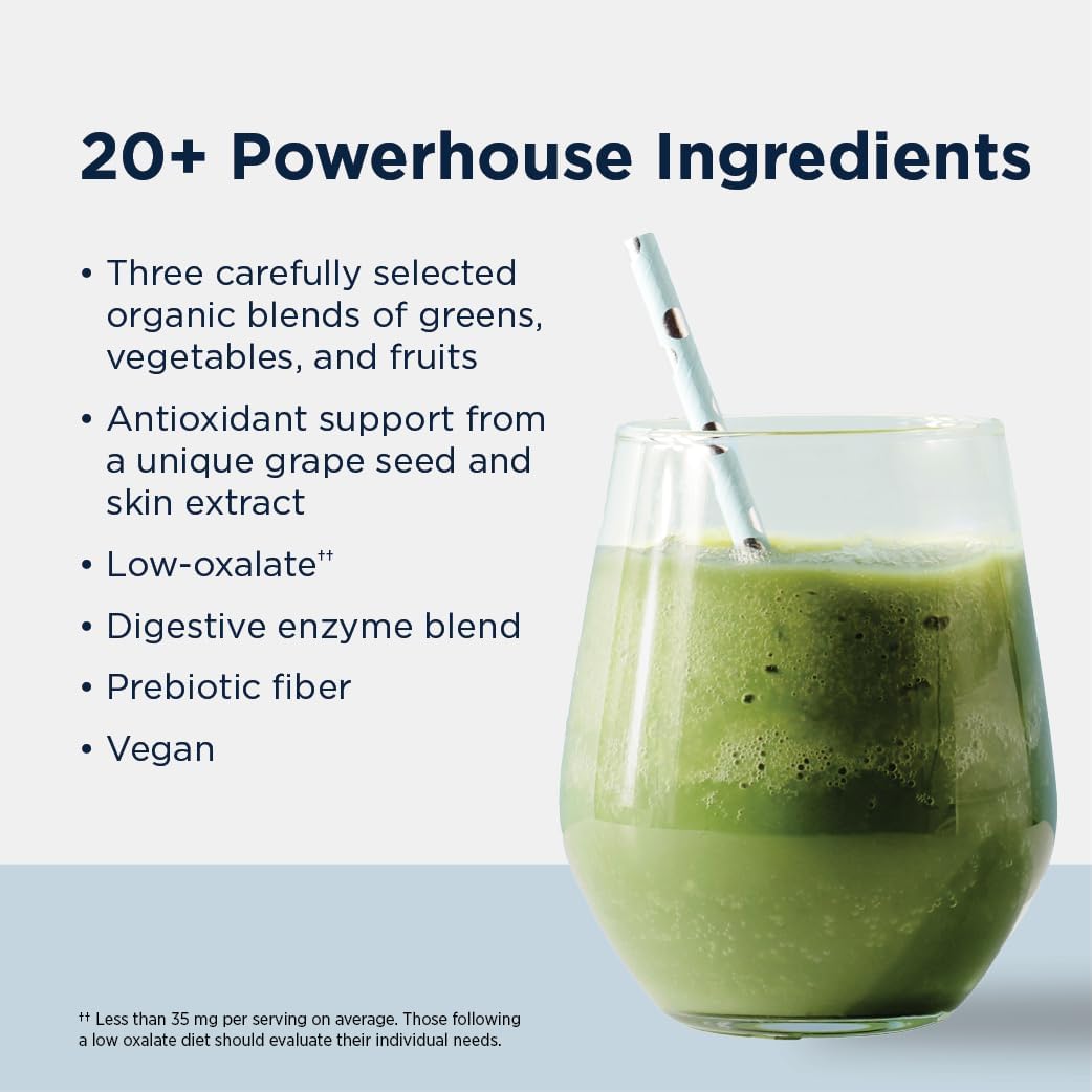 Designs for Health EssentiaGreens and Reds (Unflavored, 30 Servings), Vegan Superfood Powder with Spirulina, Kale, Apple & More, for Daily Nutrition and Digestive Health - Image 2