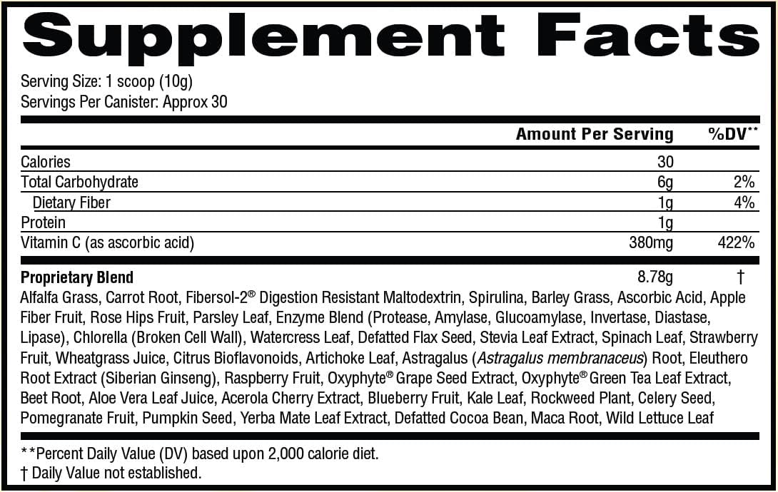 IVL - All Day Energy Greens - Supplement Powder Mix Drink, Greens Powder Superfood - Super Greens Blend for Optimal Nutrition, Energy & Digestion, Green Juice Superfood Boost - Image 4