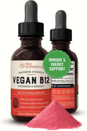 Live Conscious Vegan Vitamin B12 Su...