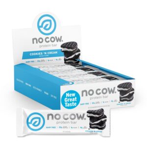 No Cow Vegan Protein Bars, Upgraded...