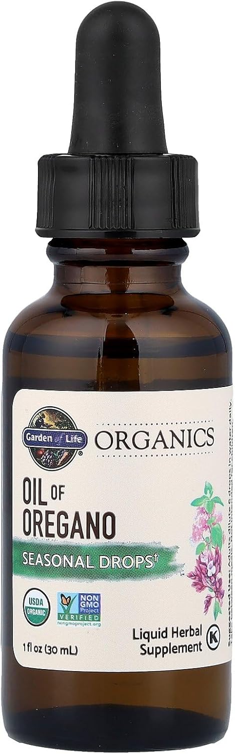 Garden of Life Organics Oil of Oregano Seasonal Drops 1fl oz (30 mL) Liquid, Concentrated Plant Based Immune Support - Alcohol-Free, Organic, Non-GMO, Vegan & Gluten Free Herbal Supplements - Image 3
