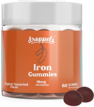 Droppels Iron Gummies 18mg for Wome...