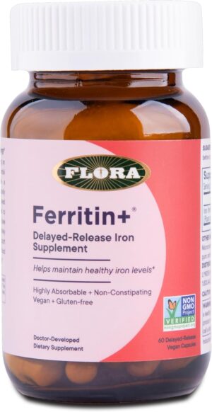 Flora Ferritin+ Delayed-Release Iro...