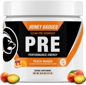 Honey Badger Pre Workout Powder, Ke...