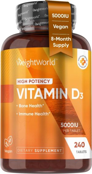 WeightWorld Vegan Vitamin D3 5000 I...