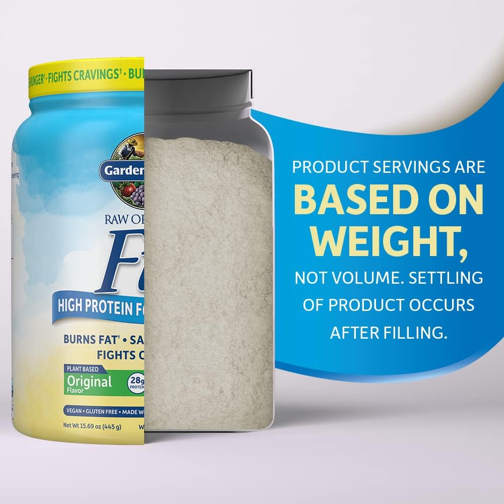 Garden of Life Raw Organic Fit Original Flavor Vegan Protein Powder – 28g Plant Based Powder for Weight Management, Raw Protein, Probiotics & Fiber, Non-GMO, Gluten-Free, Vegan, 10 Servings - Image 5