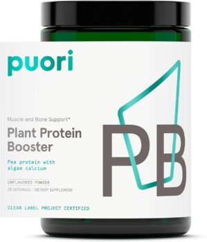 Puori Vegan Protein Powder, Unflavo...