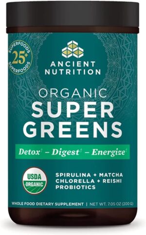 Ancient Nutrition Super Greens Powd...