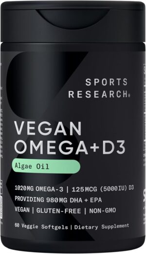 Sports Research Vegan Omega-3 with ...
