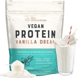 Live Conscious Vegan Pea Protein Po...