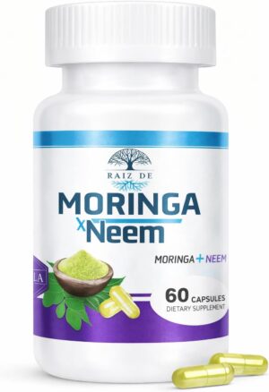 Organic Neem & Moringa Leaf Po...