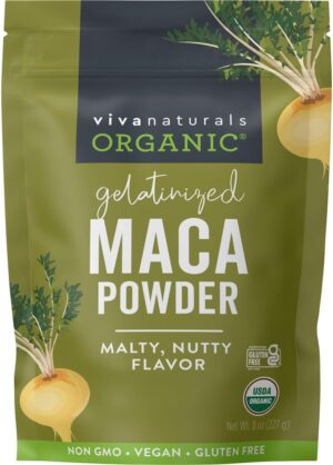 Viva Naturals Organic Maca Powder, ...