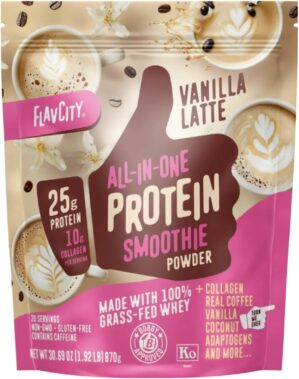 FlavCity Vanilla Latte Protein Shak...