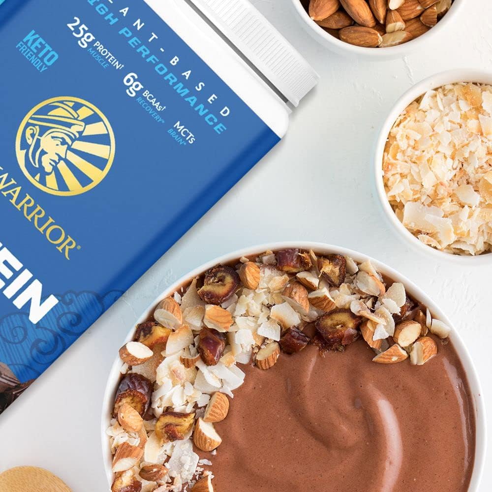 Organic Plant Based Protein Powder | Vegan Organic Protein Powder Chocolate Flavored with BCAA Amino Acids & Hemp Seed Pea Blend | Non-GMO Soy Dairy Filler & Gluten Free (Chocolate, 17 Servings) - Image 3