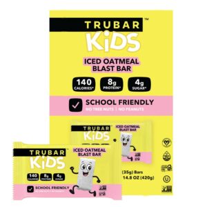 TRUBAR Kids Protein Bars, Iced Oatm...