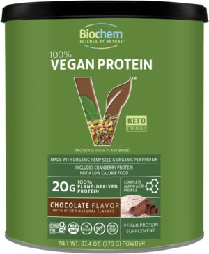 Biochem 100% Vegan Protein, Natural...