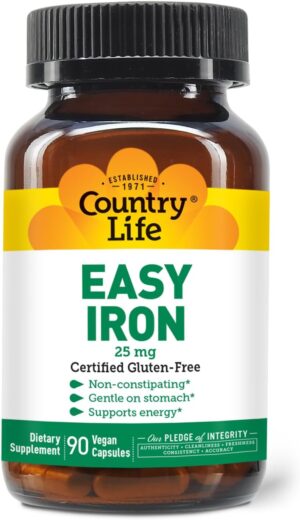 Country Life Easy Iron 25mg Capsule...