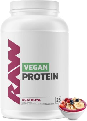 RAW Vegan Protein Powder, Acai Bowl...