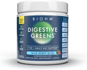 BIOHM Digestive Greens, Green Super...