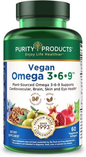 Purity Products Omega 3-6-9 Vegan a...