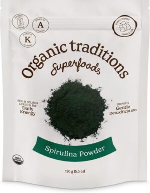 Organic Traditions Spirulina Powder...