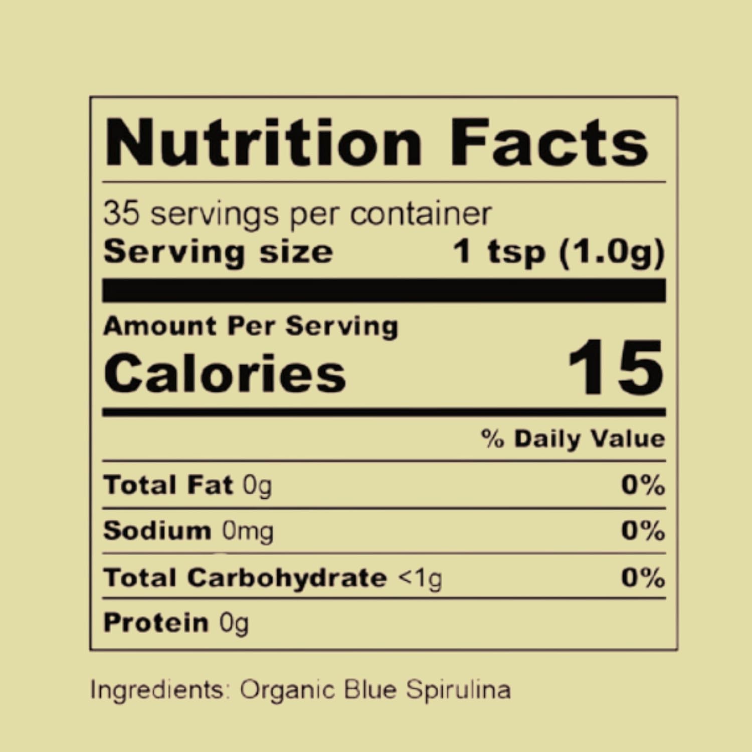 Eleven TLC, Organic Blue Spirulina Powder, Flavorless, Superfood, Vitamins + Minerals, Espirulina Azul en Polvo, Plant Protein, Non-GMO, Non Messy Glass Jar, 1.24 Ounce 35 Servings - Image 8