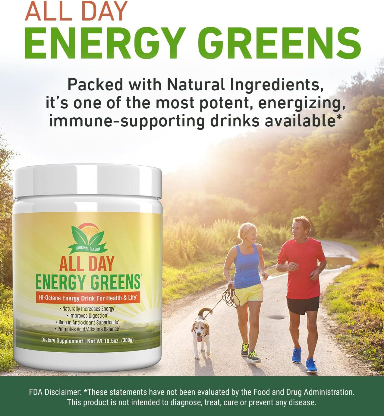 IVL - All Day Energy Greens - Supplement Powder Mix Drink, Greens Powder Superfood - Super Greens Blend for Optimal Nutrition, Energy & Digestion, Green Juice Superfood Boost - Image 7